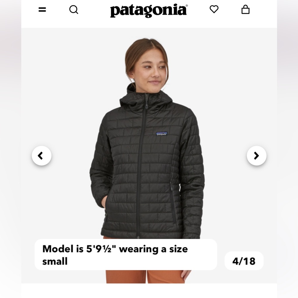 Women’s Hooded Patagonia Nano Puff
